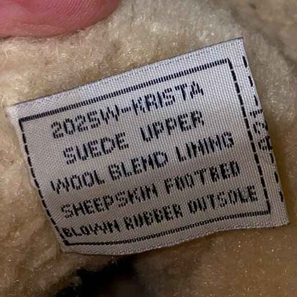 Bearpaw Krista Womens Hickory Suede Boots Size 9 With Wool Blend Lining & Sheeps - Picture 5 of 8
